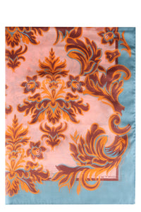 Printed silk scarf